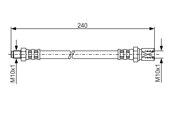 Tubo Flessibile Freno 126  900 E  850 T