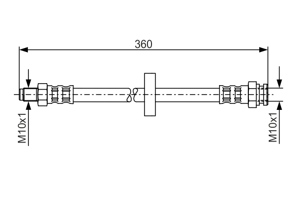 TUBO FLESSIBILE FRENO