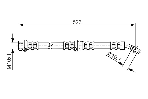 TUBO FLESSIBILE FRENO