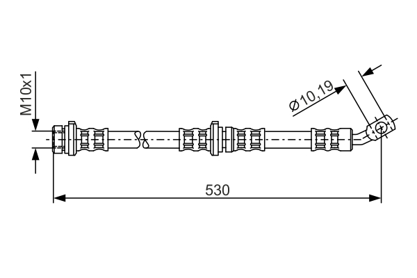 TUBO FLESSIBILE FRENO