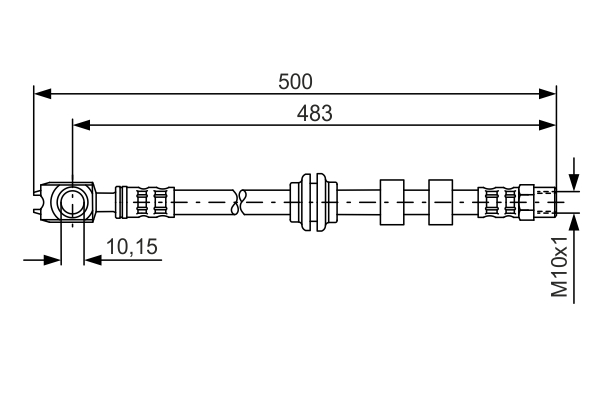 TUBO FLESSIBILE FRENO