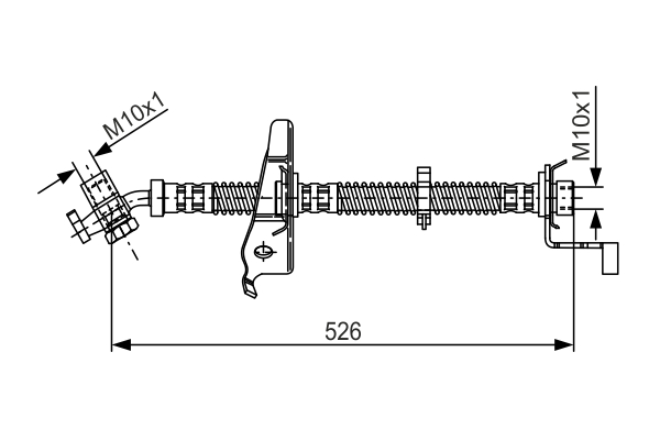 TUBO FLESSIBILE FRENO