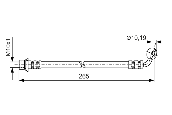 TUBO FLESSIBILE FRENO