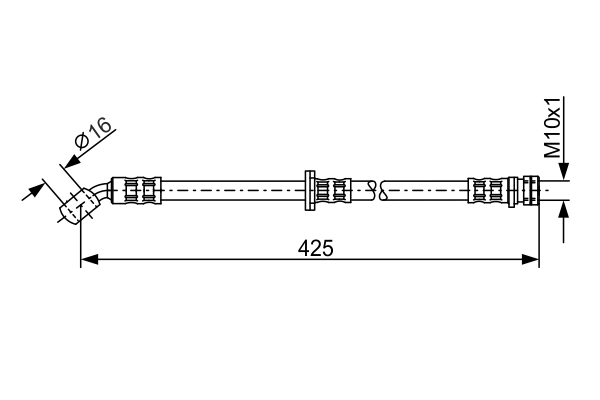 TUBO FLESSIBILE FRENO