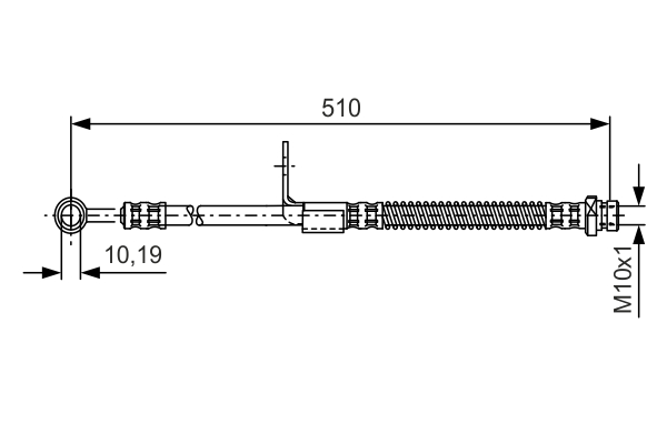 TUBO FLESSIBILE FRENO