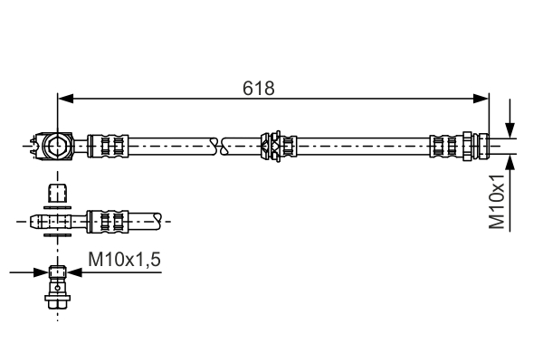 TUBO FLESSIBILE FRENO