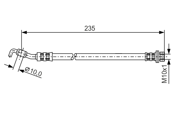 TUBO FLESSIBILE FRENO