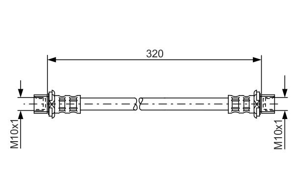 TUBO FLESSIBILE FRENO