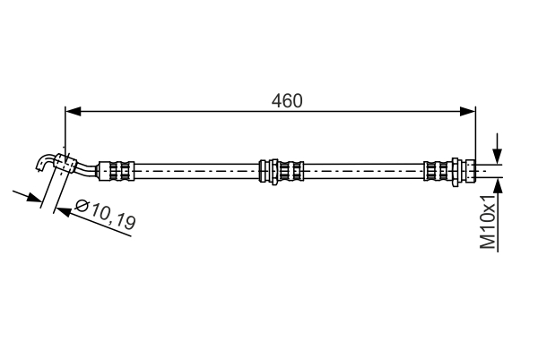 TUBO FLESSIBILE FRENO