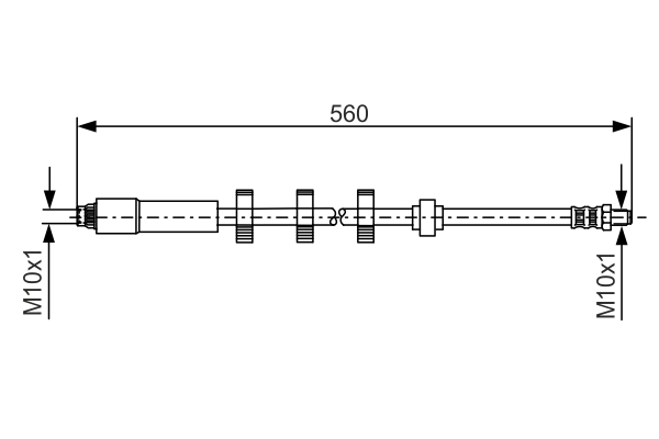TUBO FLESSIBILE FRENO