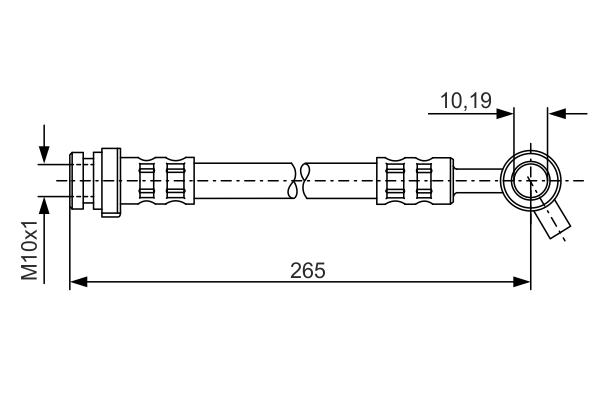TUBO FLESSIBILE FRENO
