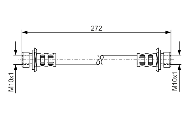 TUBO FLESSIBILE FRENO