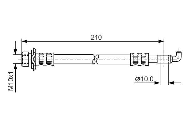 TUBO FLESSIBILE FRENO
