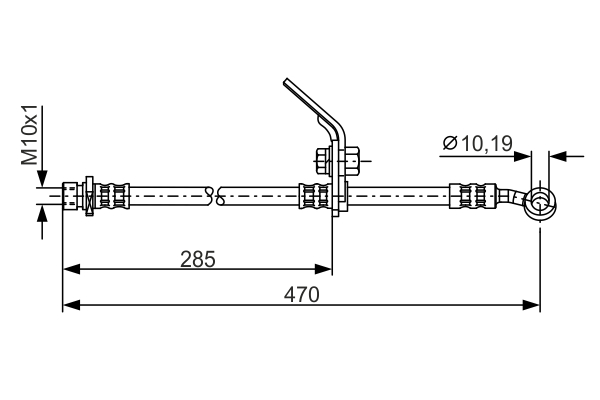 TUBO FLESSIBILE FRENO
