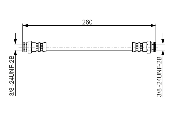 TUBO FLESSIBILE FRENO