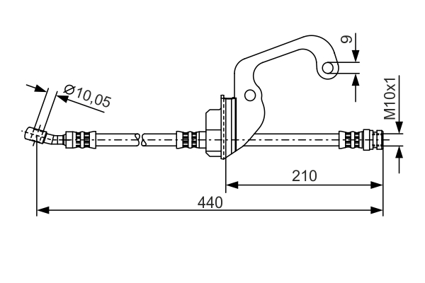 TUBO FLESSIBILE FRENO