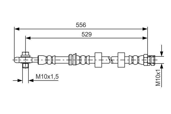 TUBO FLESSIBILE FRENO