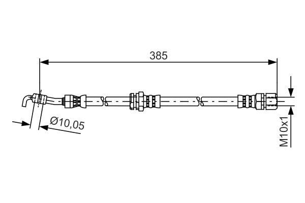 TUBO FLESSIBILE FRENO