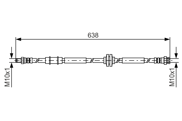 TUBO FLESSIBILE FRENO