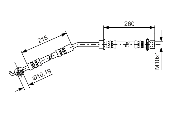 TUBO FLESSIBILE FRENO