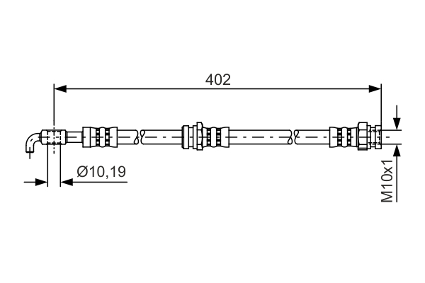 TUBO FLESSIBILE FRENO