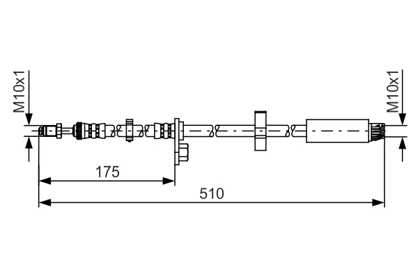 TUBO FLESSIBILE FRENO