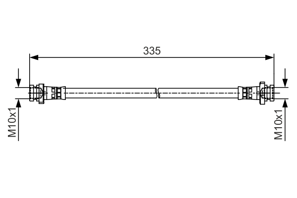 TUBO FLESSIBILE FRENO