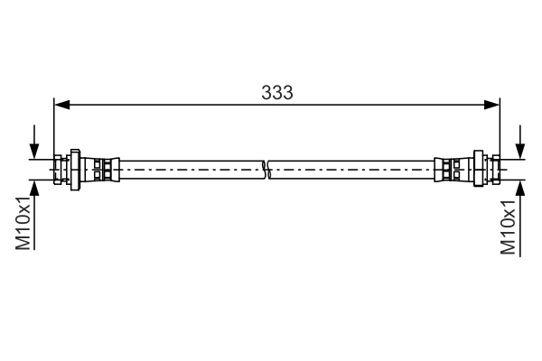 TUBO FLESSIBILE FRENO