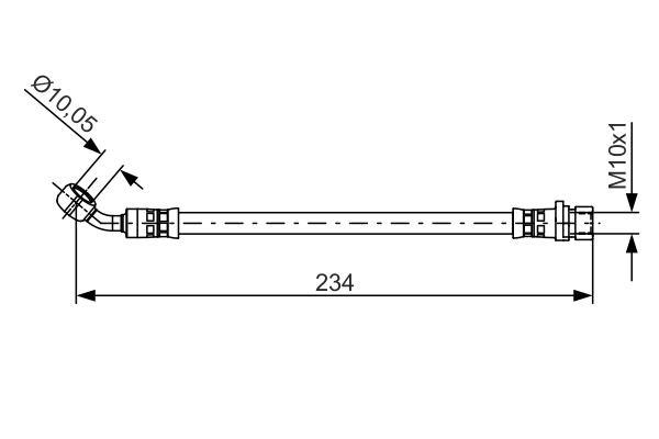 TUBO FLESSIBILE FRENO