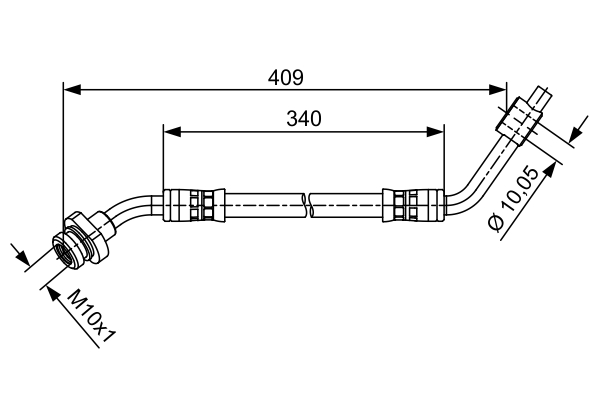 TUBO FLESSIBILE FRENO