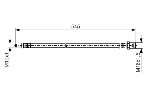TUBO FLESSIBILE FRENO