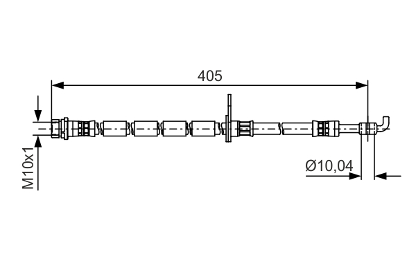 TUBO FLESSIBILE FRENO