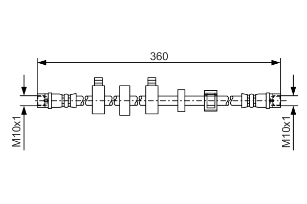 TUBO FLESSIBILE FRENO