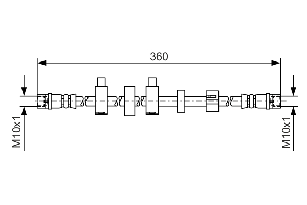 TUBO FLESSIBILE FRENO