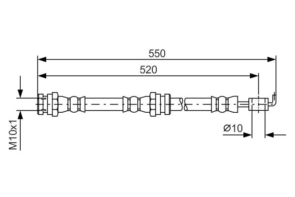 TUBO FLESSIBILE FRENO