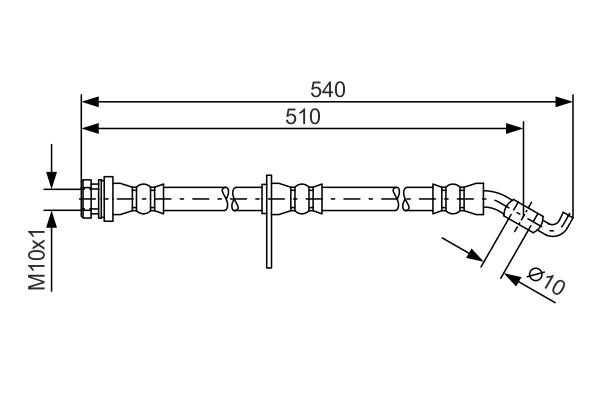 TUBO FLESSIBILE FRENO