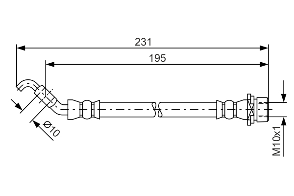 TUBO FLESSIBILE FRENO