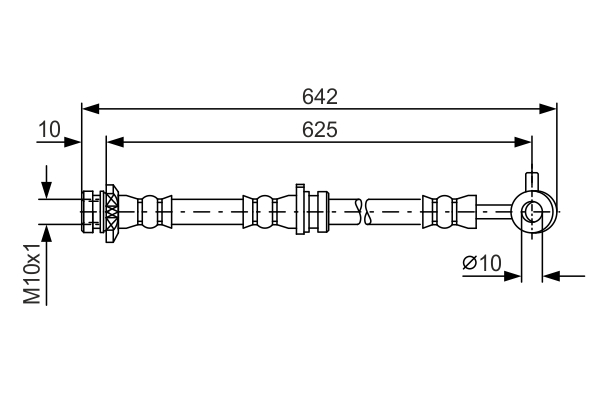 TUBO FLESSIBILE FRENO