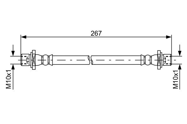 TUBO FLESSIBILE FRENO