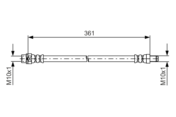 TUBO FLESSIBILE FRENO