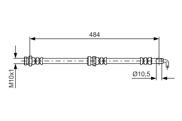 TUBO FLESSIBILE FRENO