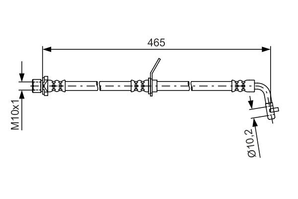 TUBO FLESSIBILE FRENO