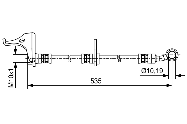 Tubo Flessibile Freno  HONDA