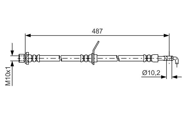TUBO FLESSIBILE FRENO