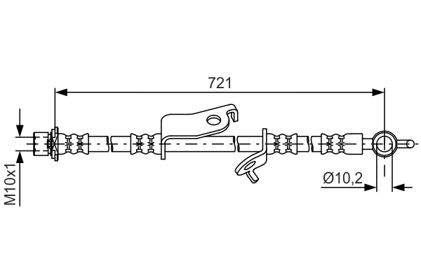 TUBO FLESSIBILE FRENO