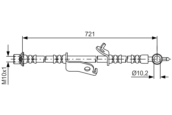TUBO FLESSIBILE FRENO