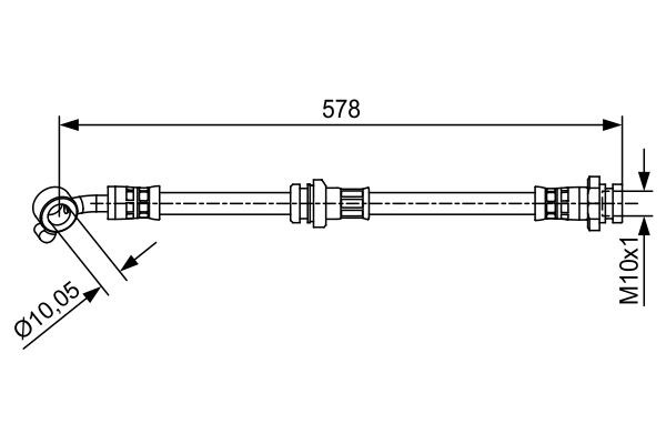 TUBO FLESSIBILE FRENO