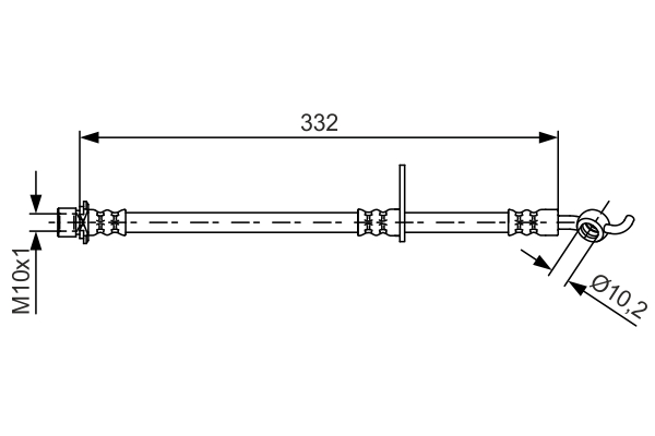 TUBO FLESSIBILE FRENO