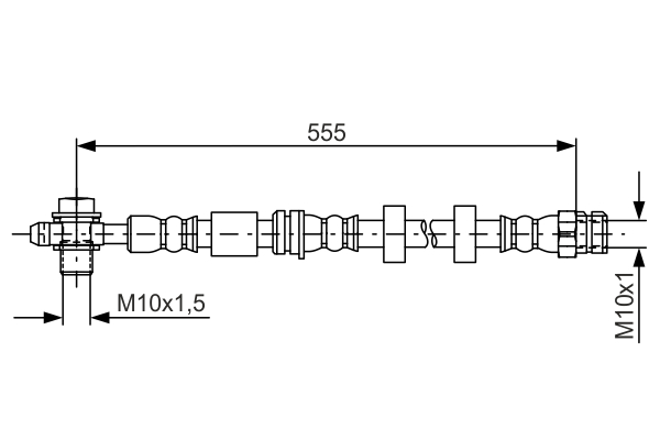 TUBO FLESSIBILE FRENO