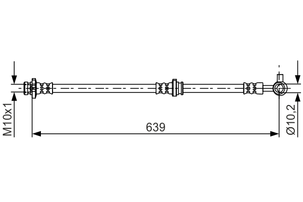 TUBO FLESSIBILE FRENO